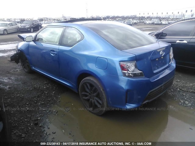 JTKJF5C73FJ000305 - 2015 TOYOTA SCION TC 蓝色 照片 3