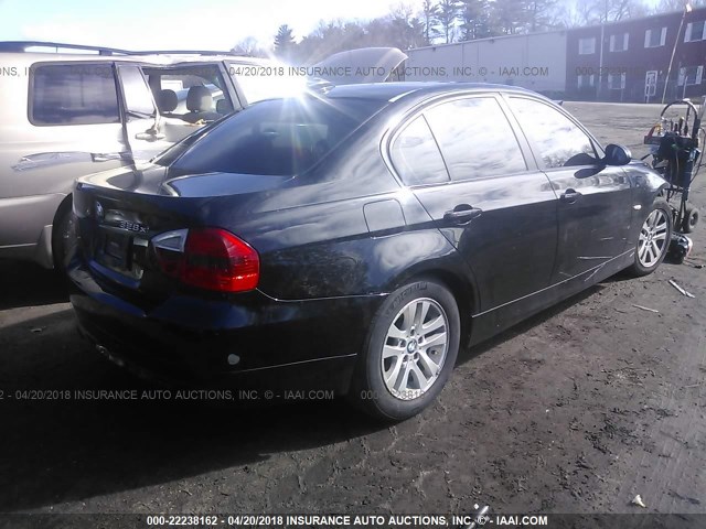 WBAVC73587KP31106 - 2007 BMW 328 XI SULEV BLACK photo 4