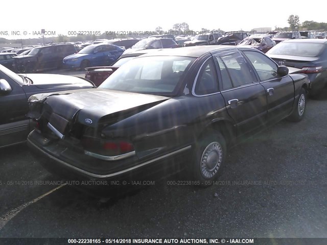 2FALP71W0TX158922 - 1996 FORD CROWN VICTORIA POLICE INTERCEPTOR BLACK photo 4