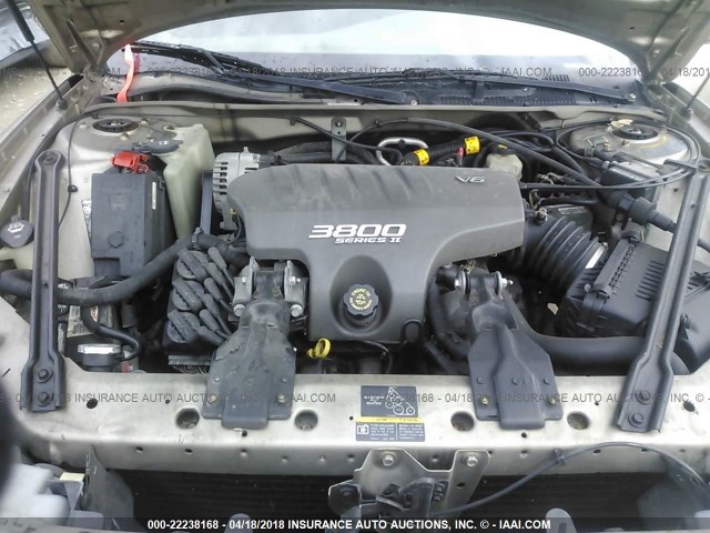 2G4WB52K121225174 - 2002 BUICK REGAL LS 金色 照片 10