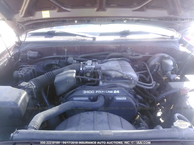 5TBRN34163S433782 - 2003 TOYOTA TUNDRA ACCESS CAB SR5 BURGUNDY photo 10