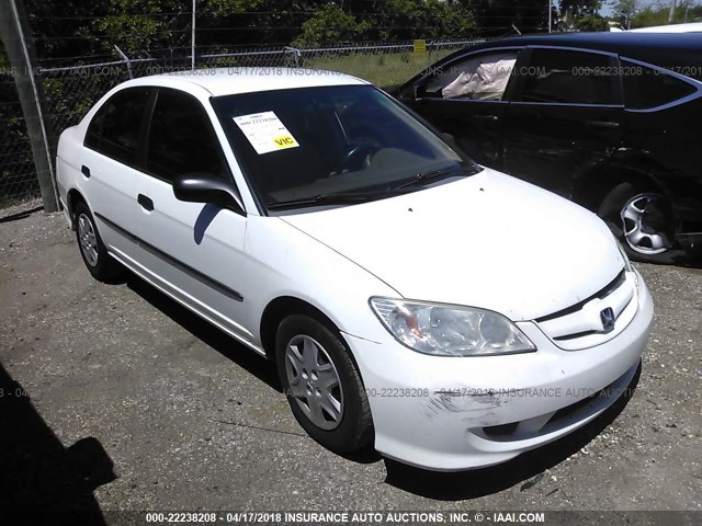 2HGES16315H628404 - 2005 HONDA CIVIC DX VP 白色 照片 1