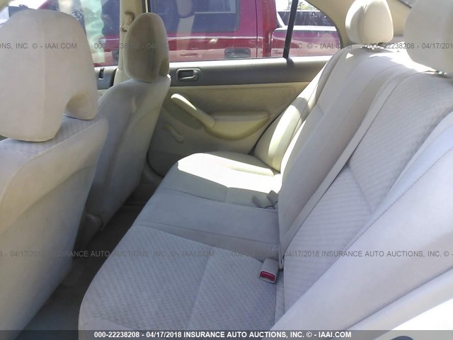 2HGES16315H628404 - 2005 HONDA CIVIC DX VP 白色 照片 8