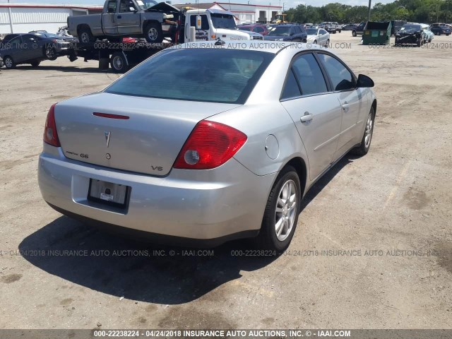 1G2ZG528054159561 - 2005 PONTIAC G6 SILVER photo 4