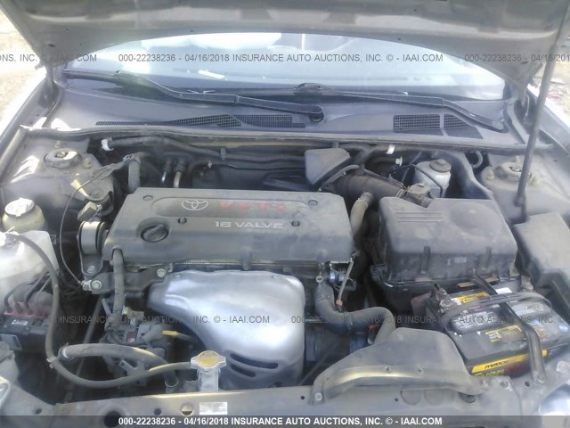 4T1BE32K15U598041 - 2005 TOYOTA CAMRY LE/XLE/SE GRAY photo 10