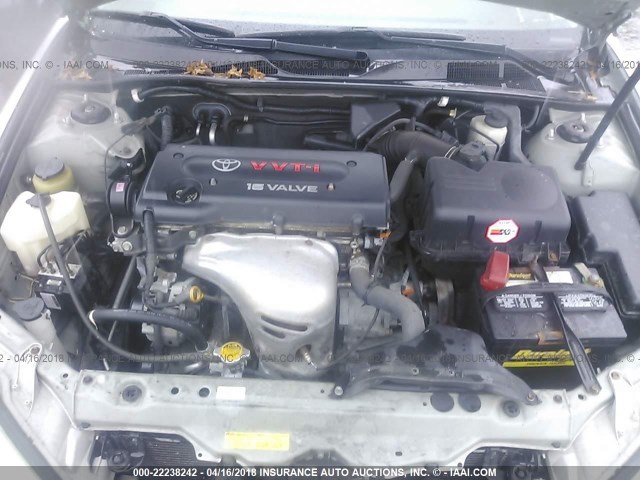 4T1BE30K64U289117 - 2004 TOYOTA CAMRY LE/XLE/SE 银色 照片 10