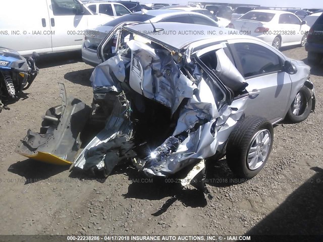 1G1JB5SH9C4188618 - 2012 CHEVROLET SONIC LS 银色 照片 4