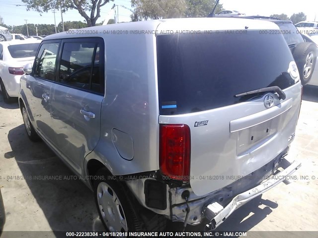 JTLKE50E881015388 - 2008 TOYOTA SCION XB ვერცხლისფერი ფოტო 3
