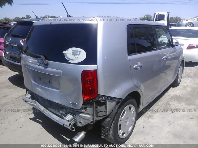 JTLKE50E881015388 - 2008 TOYOTA SCION XB ვერცხლისფერი ფოტო 4