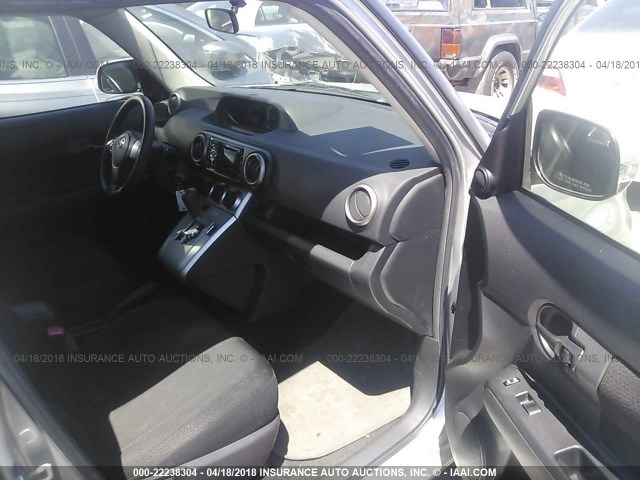 JTLKE50E881015388 - 2008 TOYOTA SCION XB ვერცხლისფერი ფოტო 5