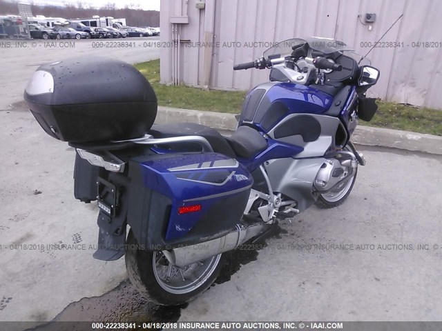 WB10A1306GZ194969 - 2016 BMW R1200 RT BLUE photo 4