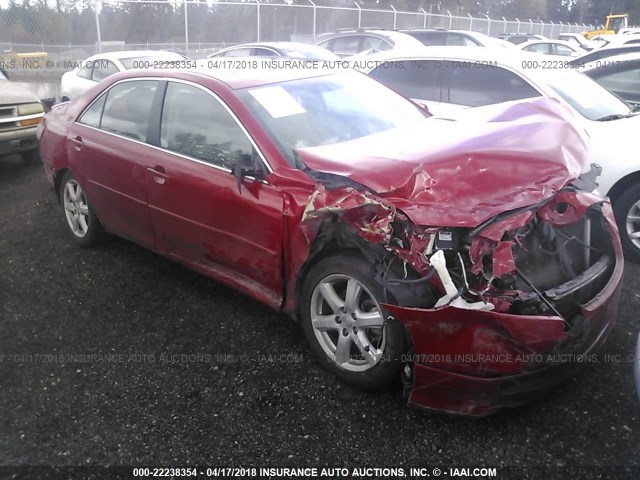 4T1BK46KX7U029927 - 2007 TOYOTA CAMRY NEW GENERAT LE/XLE/SE RED photo 1