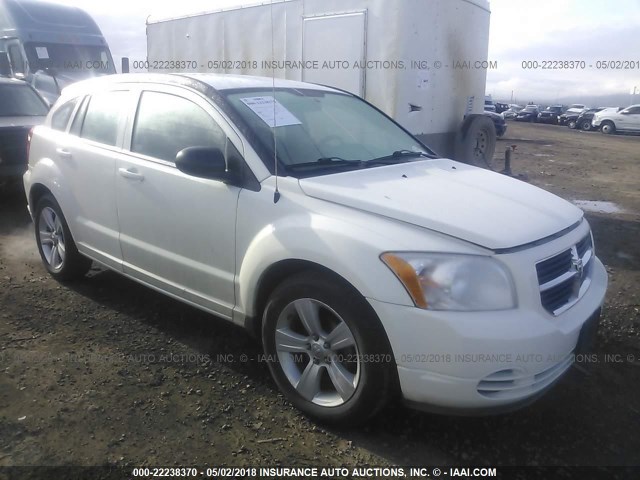 1B3CB4HA3AD632403 - 2010 DODGE CALIBER SXT WHITE photo 1