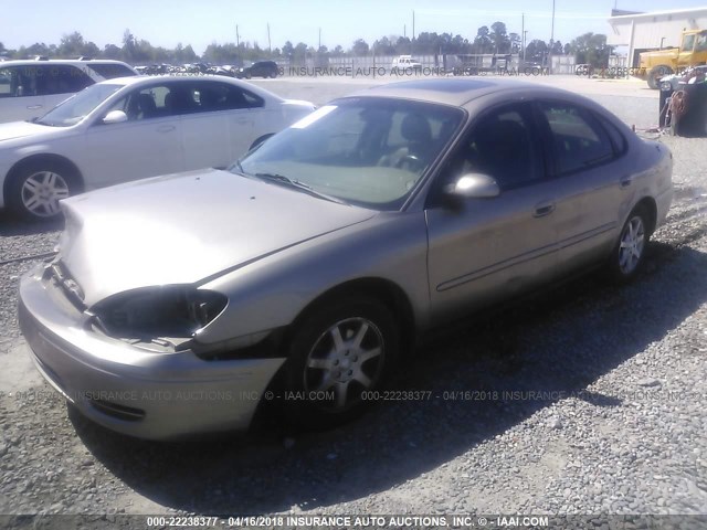 1FAFP56UX7A118564 - 2007 FORD TAURUS SEL GOLD photo 2