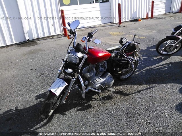 1HD4CR215CC439800 - 2012 HARLEY-DAVIDSON XL883 SUPERLOW RED photo 2