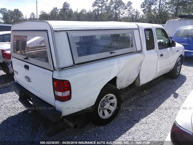 1FTYR14D87PA87885 - 2007 FORD RANGER SUPER CAB WHITE photo 4