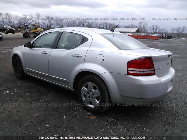 1B3LC46B69N532844 - 2009 DODGE AVENGER SE/SXT SILVER photo 3