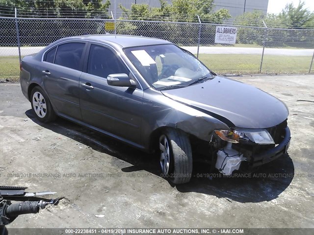 KNAGE228X95325220 - 2009 KIA OPTIMA LX/EX GRAY photo 1