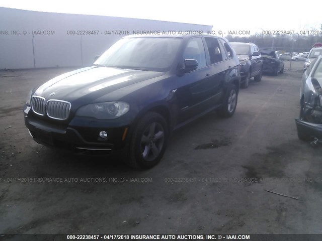 5UXFF0C55ALT75140 - 2010 BMW X5 XDRIVE35D BLACK photo 2