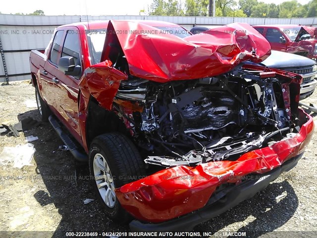 1GCRCPEC9HZ120574 - 2017 CHEVROLET SILVERADO C1500 CUSTOM RED photo 1