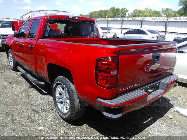 1GCRCPEC9HZ120574 - 2017 CHEVROLET SILVERADO C1500 CUSTOM RED photo 3