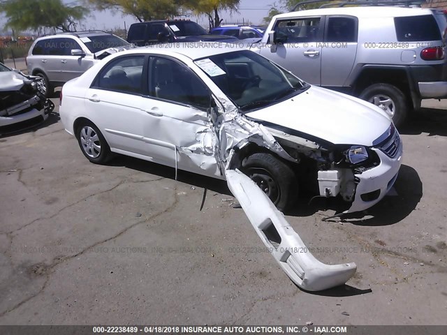 KNAFE121685546157 - 2008 KIA SPECTRA EX/LX/SX WHITE photo 1