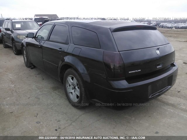 2D4FV48V25H511069 - 2005 DODGE MAGNUM SXT BLACK photo 3