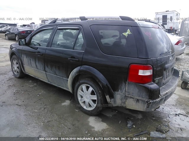 1FMDK03156GA03665 - 2006 FORD FREESTYLE LIMITED BLACK photo 3