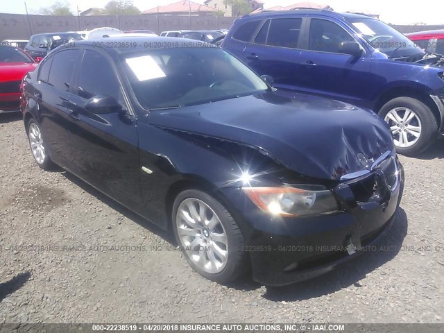WBAVC535X7FZ79841 - 2007 BMW 328 I SULEV BLACK photo 1