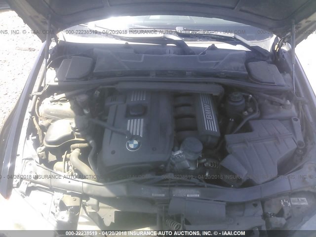 WBAVC535X7FZ79841 - 2007 BMW 328 I SULEV BLACK photo 10