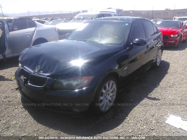 WBAVC535X7FZ79841 - 2007 BMW 328 I SULEV BLACK photo 2