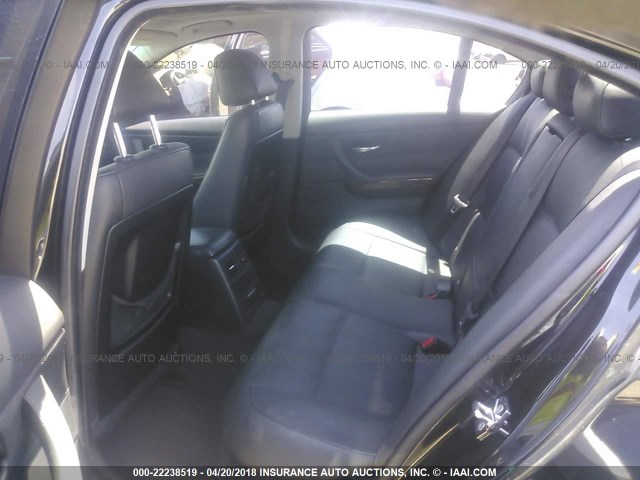 WBAVC535X7FZ79841 - 2007 BMW 328 I SULEV BLACK photo 8