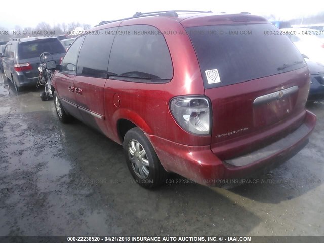 2C4GP54L95R344113 - 2005 CHRYSLER TOWN & COUNTRY TOURING RED photo 3