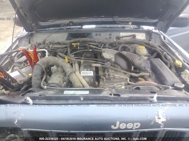 1J4FF68S5XL518609 - 1999 JEEP CHEROKEE SPORT/CLASSIC ლურჯი ფოტო 10