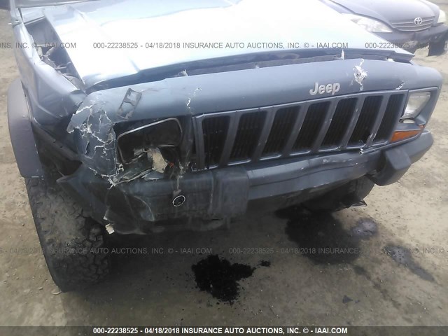 1J4FF68S5XL518609 - 1999 JEEP CHEROKEE SPORT/CLASSIC ლურჯი ფოტო 6