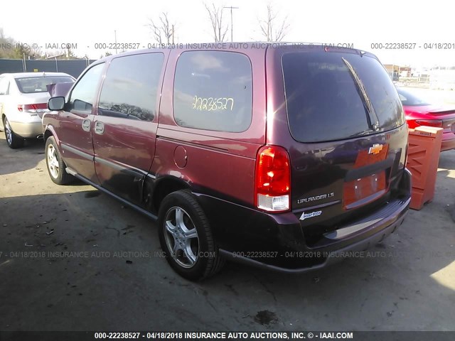 1GNDV23147D164106 - 2007 CHEVROLET UPLANDER LS Մանուշակագույն լուսանկար 3