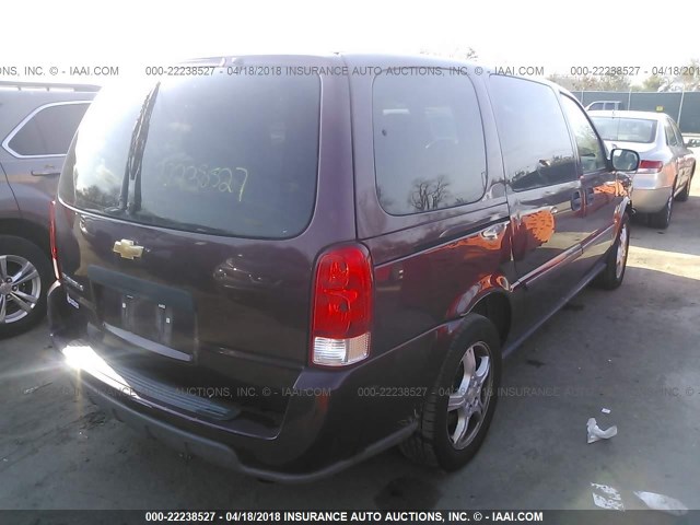 1GNDV23147D164106 - 2007 CHEVROLET UPLANDER LS Մանուշակագույն լուսանկար 4