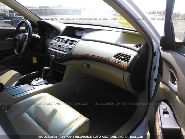 JHMCP26858C050984 - 2008 HONDA ACCORD EXL WHITE photo 5