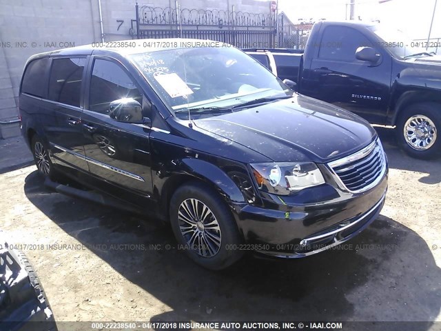 2C4RC1HG6ER177901 - 2014 CHRYSLER TOWN & COUNTRY S BLACK photo 1