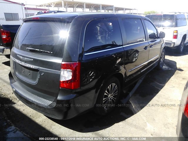 2C4RC1HG6ER177901 - 2014 CHRYSLER TOWN & COUNTRY S BLACK photo 4