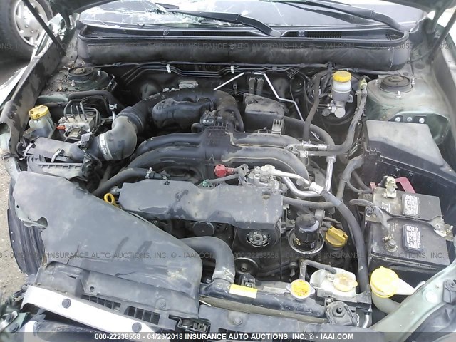 4S4BRCCC2D3287962 - 2013 SUBARU OUTBACK 2.5I PREMIUM 绿色 照片 10