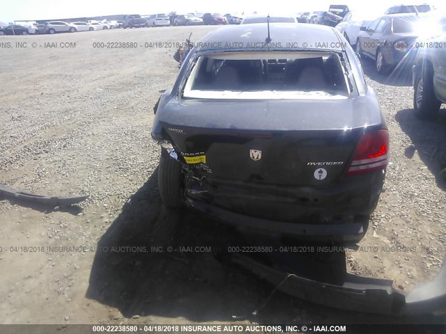 1B3LC46B09N546688 - 2009 DODGE AVENGER SE/SXT BLACK photo 6