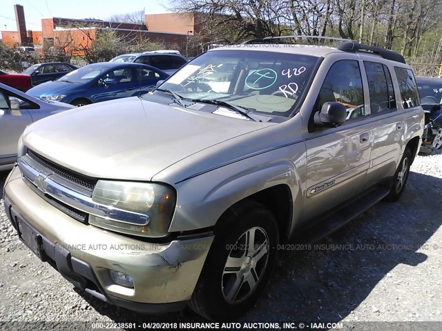 1GNET16S246144770 - 2004 CHEVROLET TRAILBLAZER EXT LS/EXT LT GOLD photo 2