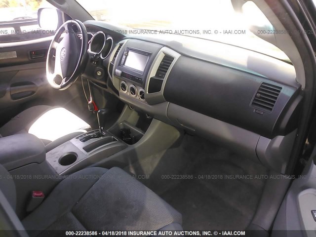 5TEJU62N07Z377104 - 2007 TOYOTA TACOMA DOUBLE CAB PRERUNNER BLACK photo 5