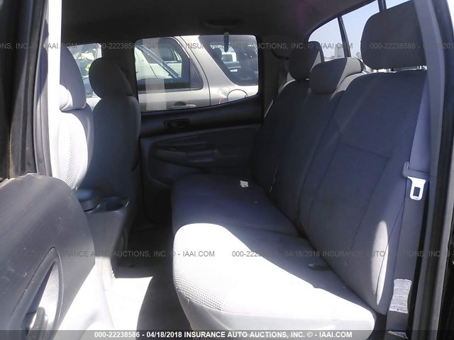 5TEJU62N07Z377104 - 2007 TOYOTA TACOMA DOUBLE CAB PRERUNNER BLACK photo 8