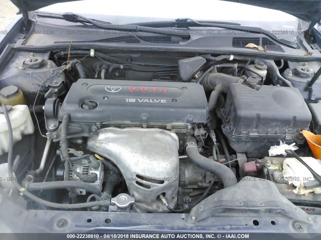 4T1BE32K63U642774 - 2003 TOYOTA CAMRY LE/XLE/SE ლურჯი ფოტო 10