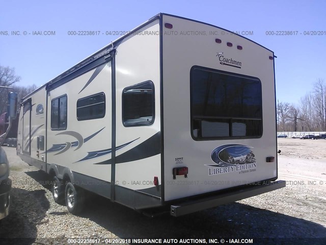 5ZT2FEXB9EA012997 - 2014 FOREST RIVER COACHMEN LIBERTY  TAN photo 3