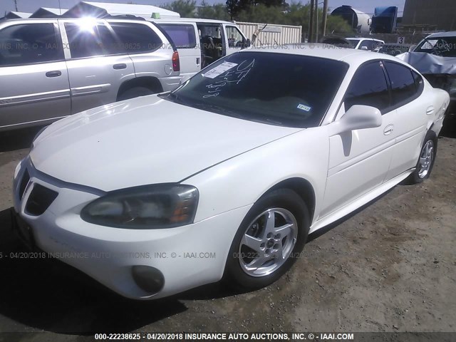 2G2WP522251251300 - 2005 PONTIAC GRAND PRIX WHITE photo 2