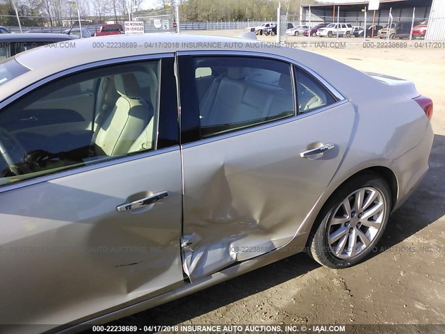 1G11H5SA0DF333553 - 2013 CHEVROLET MALIBU LTZ GOLD photo 6