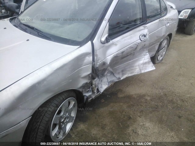 3N1CB51DX6L637417 - 2006 NISSAN SENTRA 1.8/1.8S SILVER photo 6